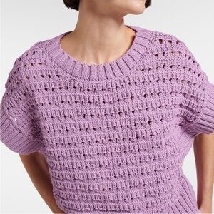 Varley Fillmore Knit Sweater Vest Smokey Grape